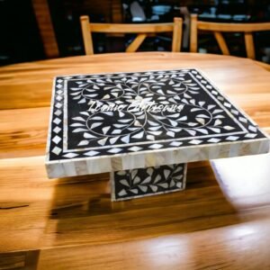 Mop Inlay Cake Stand