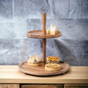 Wooden Cake Stand