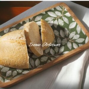 Wooden Enamel Serving Platters