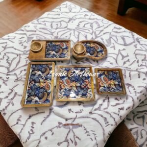 Wooden Enamel Serving Platters