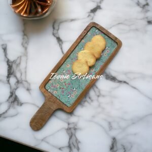 Wooden Enamel Serving Platters