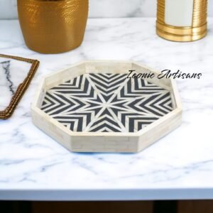 Bone Inlay Serving Trays