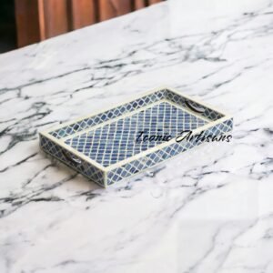 Bone Inlay Serving Trays