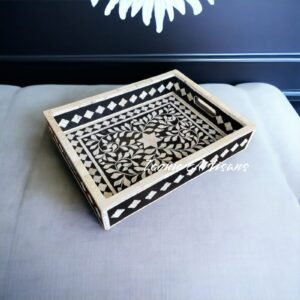 Bone Inlay Serving Trays