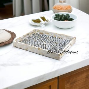 MOP Inlay Serving Trays
