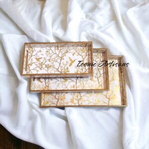 Serving enamel Poster Trays Sets