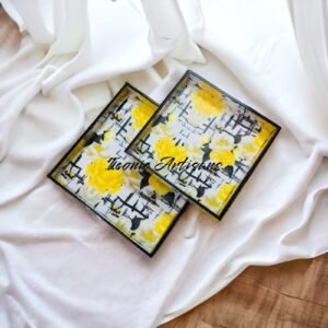 Serving enamel Poster Trays Sets