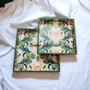 Serving enamel Poster Trays Sets