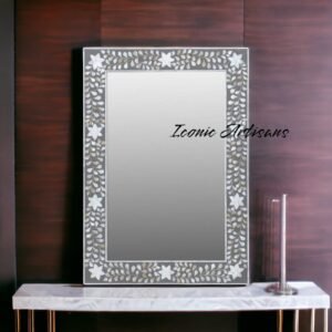 Mop Inlay Mirror Frame